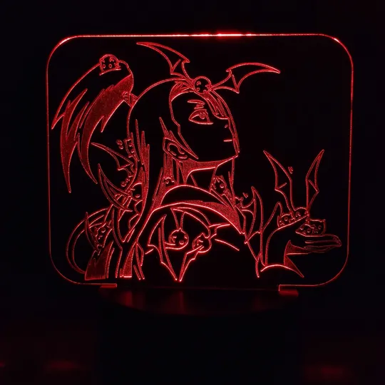 Акриловий світильник-нічник Дейдара червоний tty-n000501 Ціна