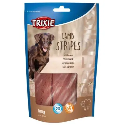 Лакомство для собак Trixie Premio Lamb Stripes ягненок 100 г (4011905317410) Ціна