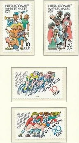 фото, ГДР Спорт Пионеры Год Молодежи 1979