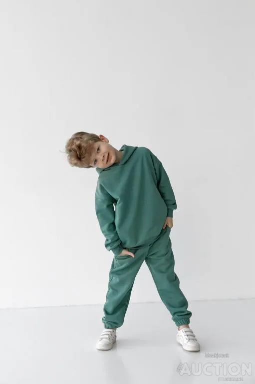 Дитячий спортивний костюм для хлопчика м'ята Де купити