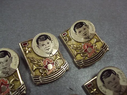 знак личность пионер герой валя котик лот 9 шт №10400 Де купити