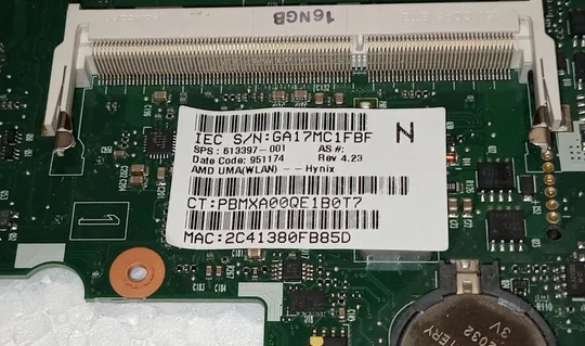 Материнська плата з ноутбука HP ProBook 6555b 613397-001 6050A2356601-MB-A02 грж6_181 З аукціону