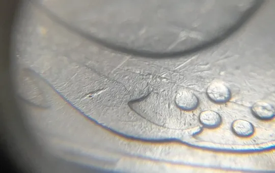 (5543) 50 копійок 1992 1АВм розшарування металу на реверсі (50 копеек 1992 1АВм брак расслоение) Де купити