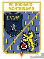фото, значок футбол  ФК Сошо-Монбельяр Франция - France.  (серия герб города и эмблема клуба) 1 вид.