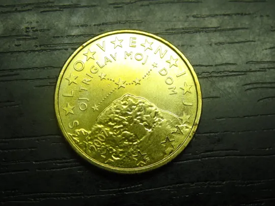 50 євроцентів Словенія 2007 UNC Ціна