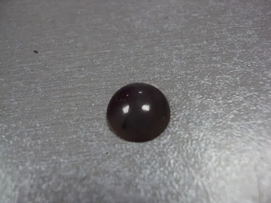 Камень агат мутно-сероватый цвет круглый для ювелирных изделий вес 0,61 г диаметр 11 мм №13254 З аукціону