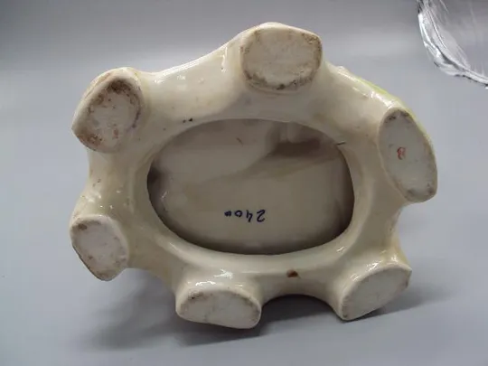 Фигура фарфор статуэтка Германия пастушка и музыкант кавалер и дама с ягненком высота 24 см №13814 Інтернет-аукціон