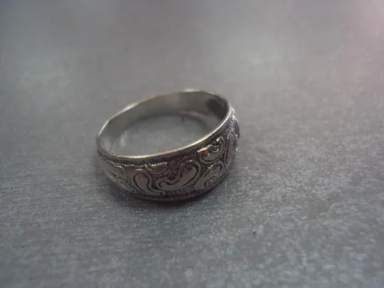 кольцо женское ажурное серебро 925" ссср 2,68 г 18 размер №15077 Ціна