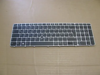 фото, номер1009-4 Keyboard Клавіатура 6037B0113704 819898-041  для HP EliteBook 850 755 G3 G4  оригінал