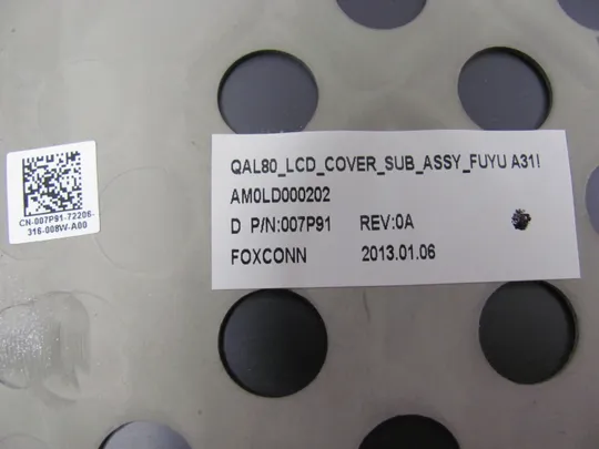 823-25 кришка матриці 0JN4MV 007P91 AM0LD000201 для DELL LATITUDE E6430 оригінал Характеристики