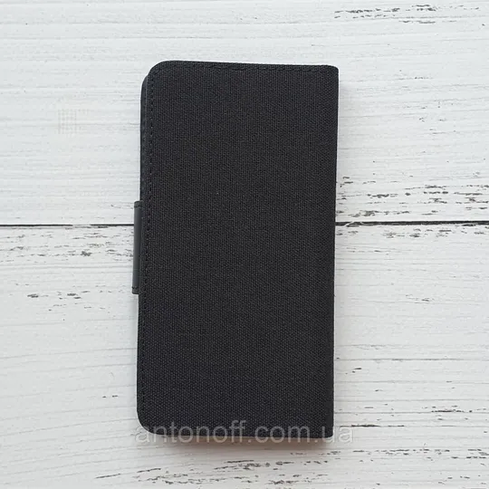 Книжка універсальна Mercury Goospery Slider / слайдер 4.5"-4.8" (13.9×7.2см) для телефона Black З аукціону