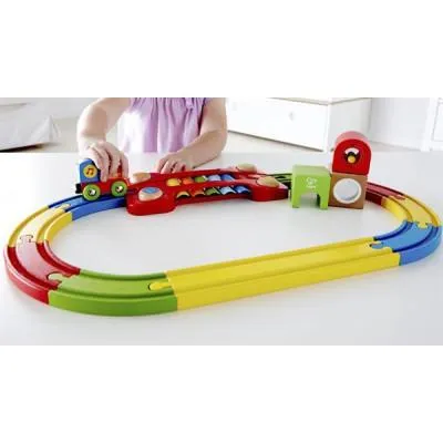 Железная дорога Hape с ксилофоном 14 элементов (E3822) Де купити