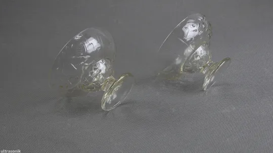 Вази креманки для десертів міні 2 шт прозоре радянське скло Вживане Інтернет-аукціон