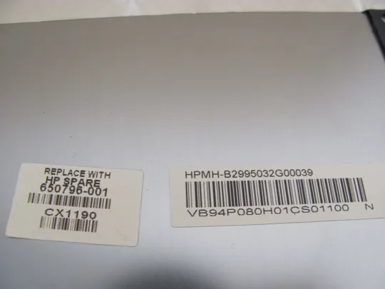 440-3 кришка матриці 650796-001  для  HP Pavilion dv6-6000, dv6  оригінал Інструкція