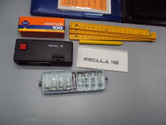 Corvaton retard набір слідчого для оформлення плівка Agfa 110-12 фотоапарат Regula 118 №18547с Продаж