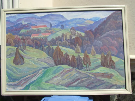 Закарпатская школа  Ердели Бокшая  МИКИТА В. .  раз.70х55 см.     также много другого. З аукціону