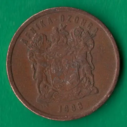 5 центів 1998 року ПАР [КВ] Ціна