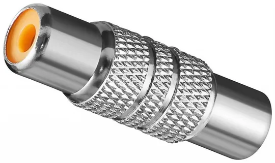 Перехідник аудіо-відео RCA F/F Lucom (25.02.5087) адаптер Metal корпус ABC Ціна