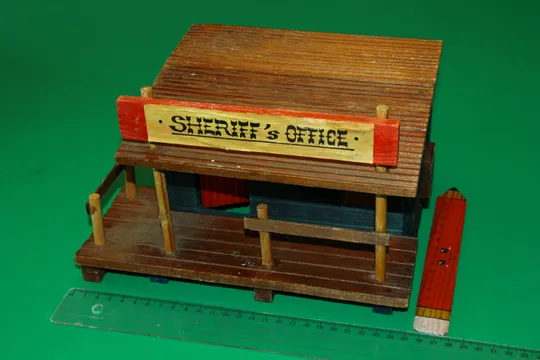 дерев`яний БУДИНОЧОК SHERIFF`s  OFFICE строение ГДР Ціна