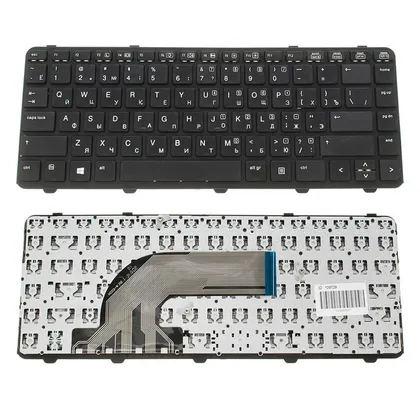 фото, Клавіатура для ноутбука HP (ProBook: 430 G2, 440 G2) rus, black, з фреймом
