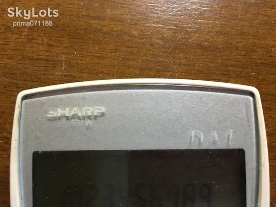 Калькулятор инженерный научный SHARP З аукціону