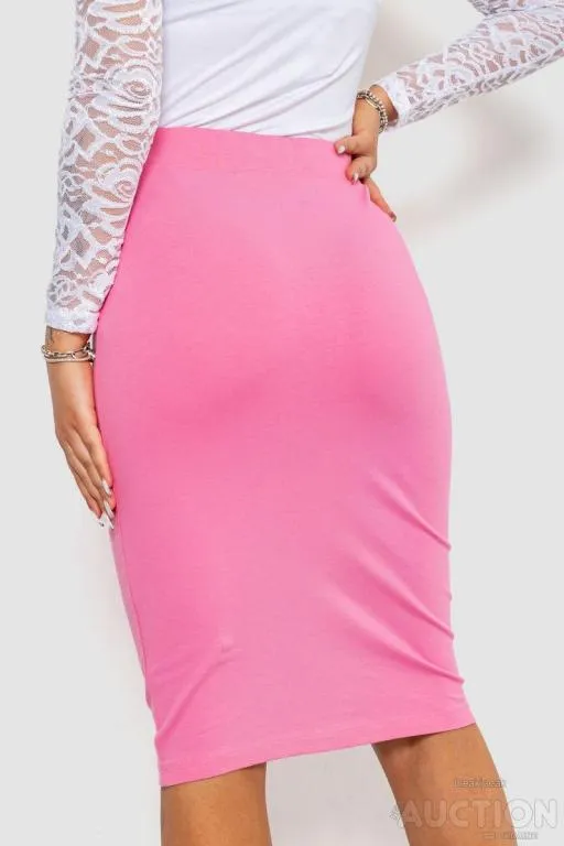 Юбка однотонная, цвет розовый, 244R288 Продаж