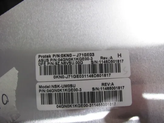 727-12 клавіатура робоча 0KN0-J71GE03 для  Asus X52 X54 A52 K52 F52 F55 оригінал З аукціону