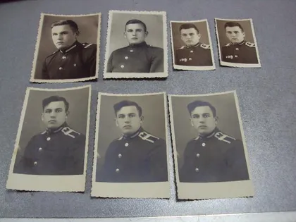фото, фотография воин ссср старая парадная форма лот 7 шт №4297