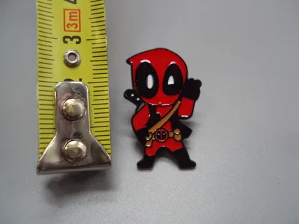 фото, Значок пін Дедпул махає рукою Deadpool Marvel Марвел знак брошка №18494