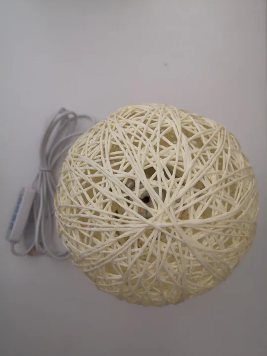 Місячна лампа Світлодіодна настільна лампа з місяцем Дерев’яна настільна куля Світло з лляною кулькою з регулюванням яскравості Абажур з ротанга Спальня Приліжкова нічниця Домашній декор (17) Недорого