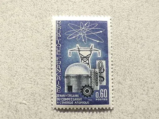 Поштова марка Франція 1965 рік ** Ціна