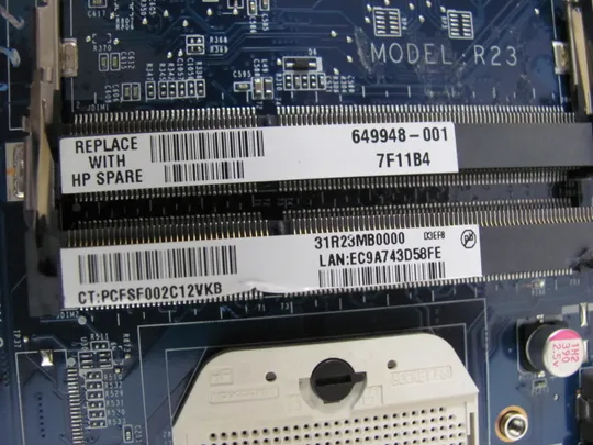 436-7 материнська плата DA0R23MB6D1 640226-001 для   HP Pavilion G7-1000 G4-1000 G6-1000 оригінал На торгах