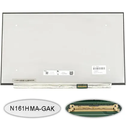 фото, Матриця 16.1" N161HMA-GAK (1920*1080, 40pin(eDP, IPS, 144Hz), LED, SLIM(без планок та вушок), матова, роз'єм праворуч внизу) для