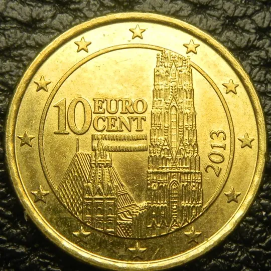 10 євроцентів 2013 Австрія Ціна