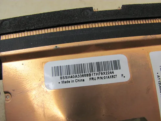 623-2 термотрубка охолодження 01AX927 AT12D002TB0  для Lenovo ThinkPad  T470 T480 оригінал Де купити