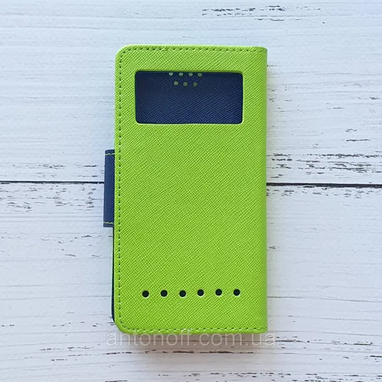 Книжка універсальна Mercury Goospery 4.0"-4.3" (13×7см) для телефона Green-Blue З аукціону