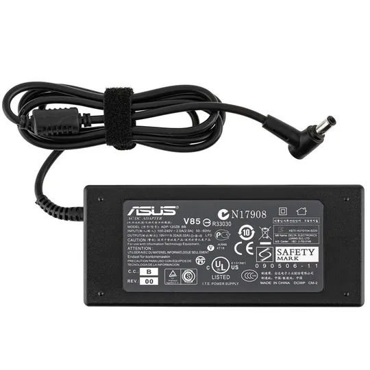 БЖ для ноутбука ASUS 19V, 6.32A, 120W, 6.0*3.7мм-PIN,  black (без кабелю!) З аукціону