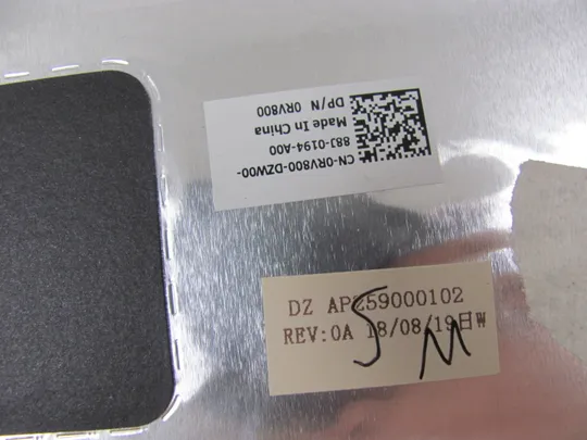 646-4  Кришка матриці 0RV800 AP259000102  для Dell Latitude 5580 5590 E5580 E5590 E5591 оригінал Торговий майданчик