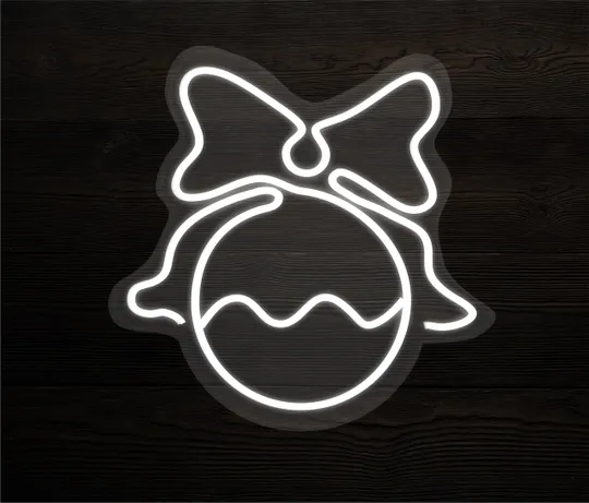 Неоновий світильник Ялинкова іграшка 330х320 acr-n000013 Ціна