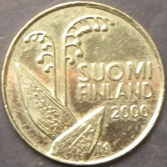 10 пенні 2000 Фінляндія (в Фінляндії вже євро) Ціна