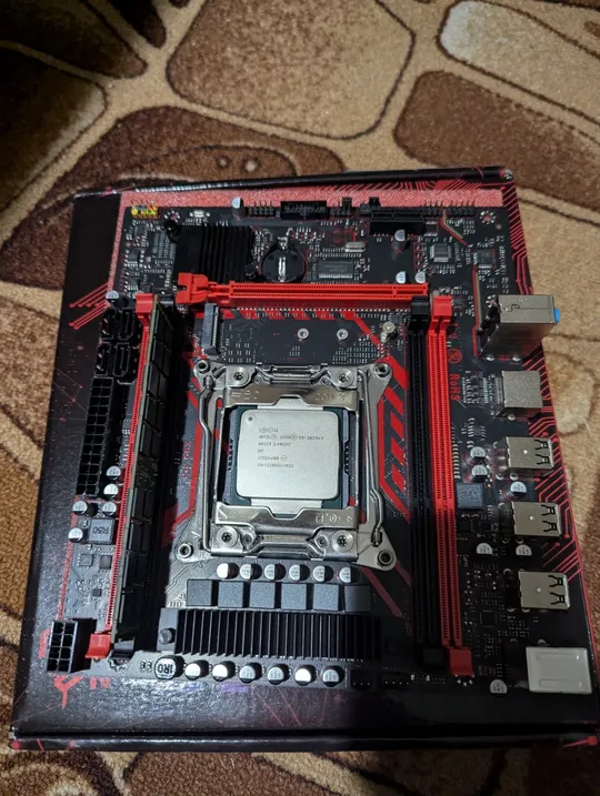 Купити Комплект 16GB Intel 12 ядер 24 потоків материнська плата Zsus X99-P3 +2673v3 LGA 2011-3 NVMe Intel Xeon E5 v3 v4