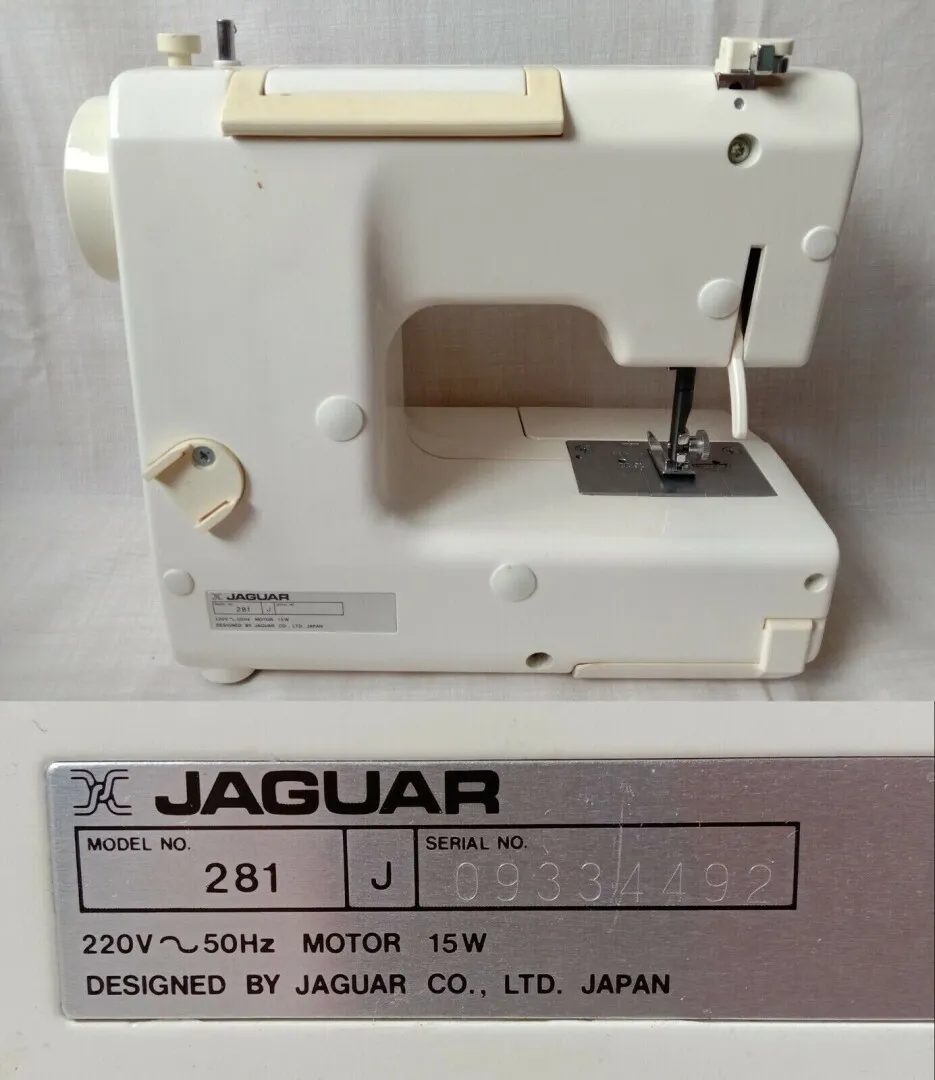 🛒 купити Многофункциональная швейная машина JAGUAR mini - 281 Япония,  1990-е годы, рабочая з аукціону