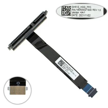 фото, Шлейф жорсткого диска SSD/HDD для ноутбука ACER (AN515-45-56 AN517-41/53/54), (NBX0002TS00)