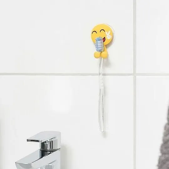 Настенный держатель для зубной щетки Смайлик 5 см Ціна
