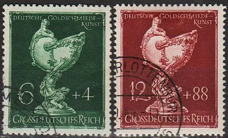 1944 - Рейх - Ювелірне мистецтво Mi.902-03 _гаш Ціна