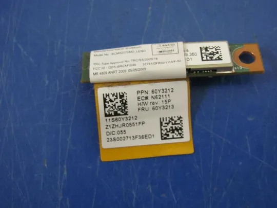 №236-10 модуль Bluetooth 60Y3199 60Y3213 для LENOVO T510 SL410 SL510 Tablet X201 T400 W700 оригінал Продаж