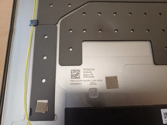 номер1052-5 кришка матриці 079J08 AM2SH000111 для  Dell XPS 15 9500 9510  Precision 5550 5560 Кришка дисплея Тильна кришка Корпус матриці Верхня кришка matrix cover Top Case LCD Cover Rear Lid Back Cover Housing Cabinet оригінал Характеристики