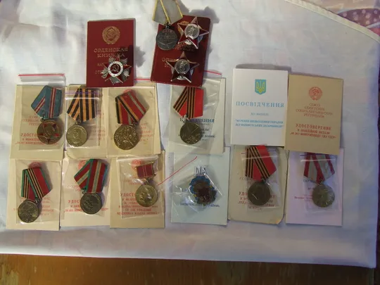 Орден Трудовой славы на заклёпках № 32 422 награждения 1978 года.  и много другого . Продаж