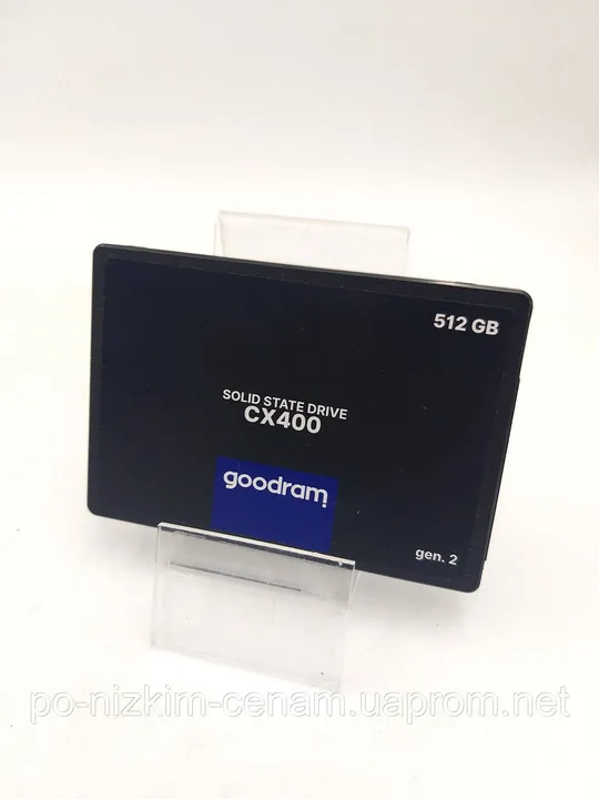 Накопичувач SSD Goodram CX400-512-G2 - SATAIII - 512Gb - Жорсткий диск для ноутбука (HDD) - 2.5&quot; - як Новий ! Ціна