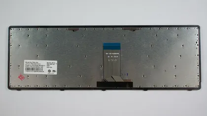 фото, Клавіатура для ноутбука LENOVO (IdeaPad: U510, Z710) rus, black, silver frame